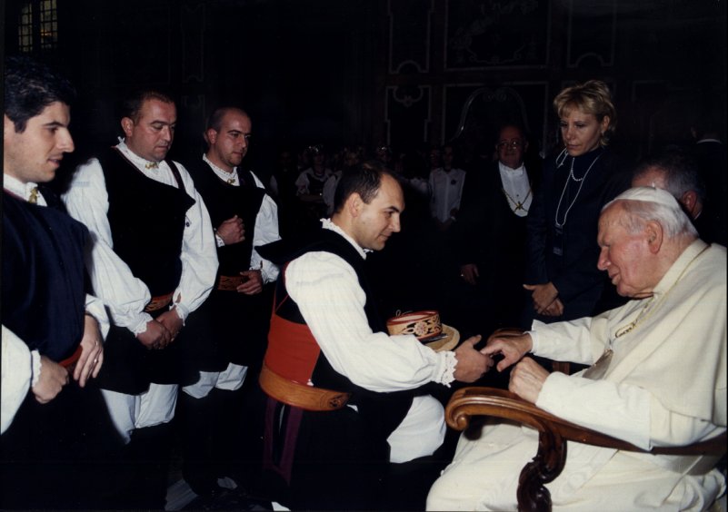 Udienza Papale 13 Dicembre 2001. Concerto di Natale in Vaticano