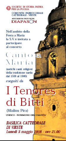tenores di bitti a Vieste
