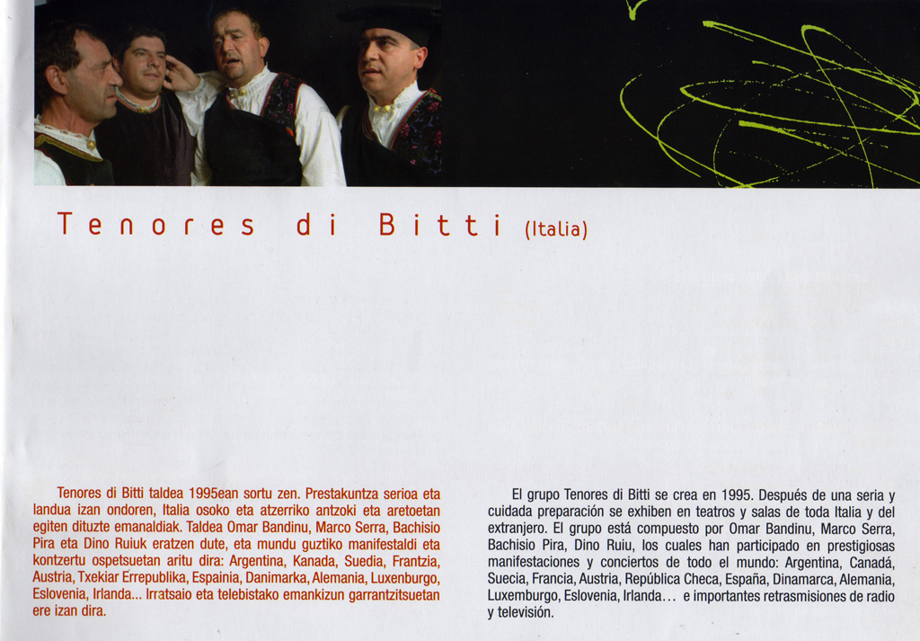 Tenores di Bitti